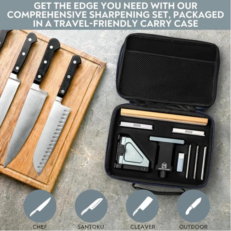 NEW CNC Process Professional Knife Sharpener Sliding Type Grinding System Diamond 0-40°Angle Adjustment High-precision Sharpener
NEW CNC Process Professional Knife Sharpener Sliding Type Grinding System Diamond 0-40°Angle Adjustment High-precision Sharpener