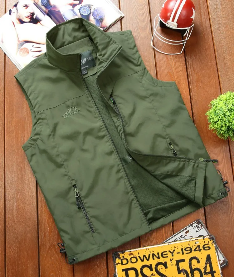 Fishing Vest Baggy Waistcoat Thin Vest Men's Outdoor Vest Casual Spring Autumn Photography High-Quality Design Leisure Vests
Fishing Vest Baggy Waistcoat Thin Vest Men's Outdoor Vest Casual Spring Autumn Photography High-Quality Design Leisure Vests