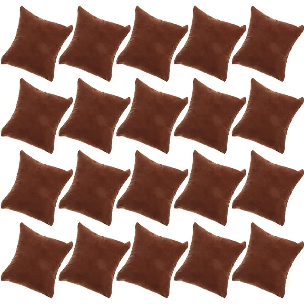 20Pcs Watch Box Small Pillow 7 5x8 5 Brown Display Jewelry ganizer Cushion Watch Holder Bracelet Pillows Storage Comfortable
20Pcs Watch Box Small Pillow 7 5x8 5 Brown Display Jewelry ganizer Cushion Watch Holder Bracelet Pillows Storage Comfortable