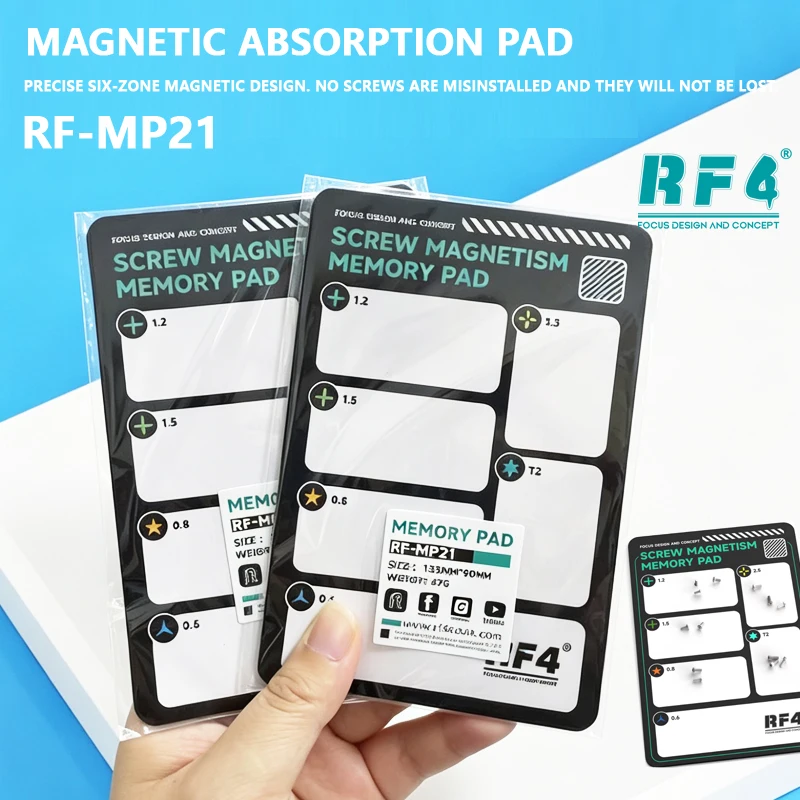 Магнитный коврик для хранения винтов RF4 - Магнитный рабочий коврик для инструментов и компонентов мобильных телефонов RF-MP21, коврик для хранения винтов при ремонте.
Магнитный коврик для хранения винтов RF4 - Магнитный рабочий коврик для инструментов и компонентов мобильных телефонов RF-MP21, коврик для хранения винтов при ремонте.