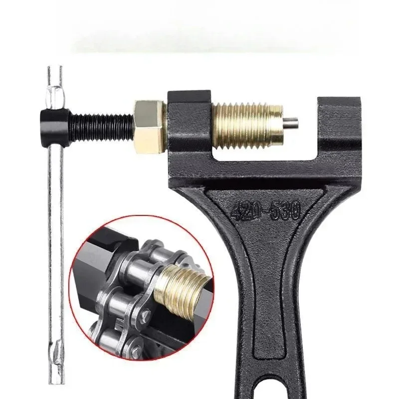 Lyr Chain Link Removal Separator Motor Chain Breaker Riveting Tool 420-530 Motorcycle Parts Repair Tool Motorcycle Chain Breaker
Lyr Chain Link Removal Separator Motor Chain Breaker Riveting Tool 420-530 Motorcycle Parts Repair Tool Motorcycle Chain Breaker