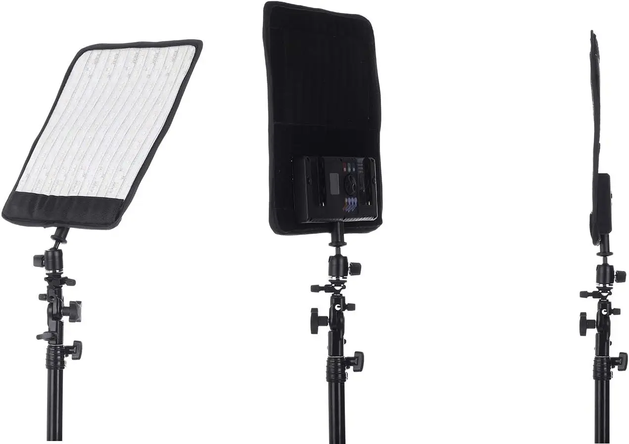RGB 50W 2700K-9999K Portable LED Photo Light Flexible LED Panel with Battery and Charger for Photography Video Lighting Studio
RGB 50W 2700K-9999K Portable LED Photo Light Flexible LED Panel with Battery and Charger for Photography Video Lighting Studio