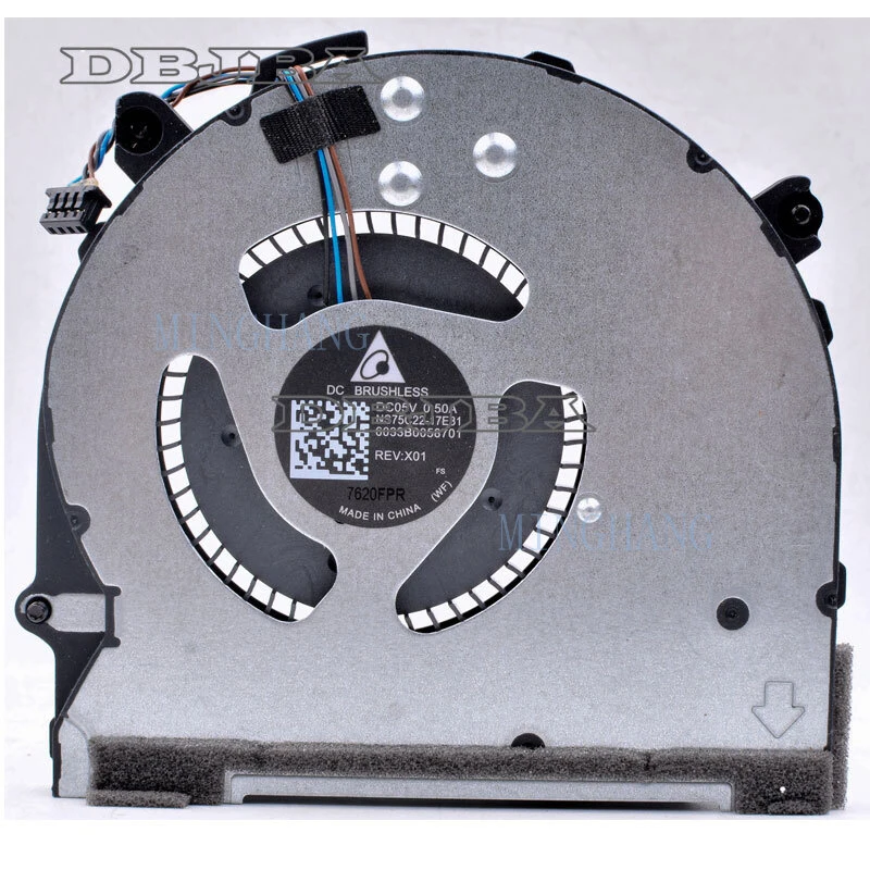 M for Delta NS75C22-17E31 NS75C22-17E31 REV: X01 5V 0.50A Laptop CPU Cooling Fan
M for Delta NS75C22-17E31 NS75C22-17E31 REV: X01 5V 0.50A Laptop CPU Cooling Fan