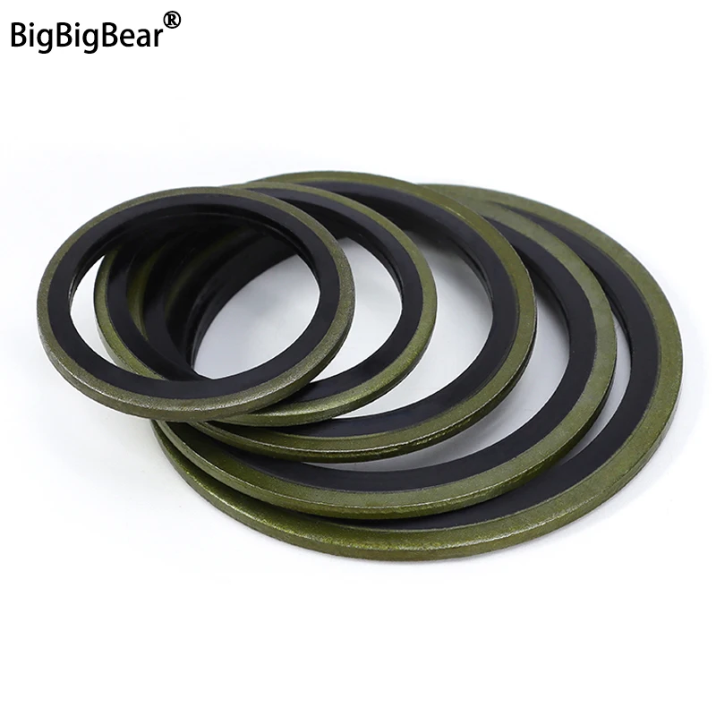 Washer Seal Metal Rubber Oil Drain Plug Gasket M5 M6 M8 M10 M12 M14 M16 M18 M20~M60 Bonded Washer Sealing O Ring Assortment Set
Washer Seal Metal Rubber Oil Drain Plug Gasket M5 M6 M8 M10 M12 M14 M16 M18 M20~M60 Bonded Washer Sealing O Ring Assortment Set