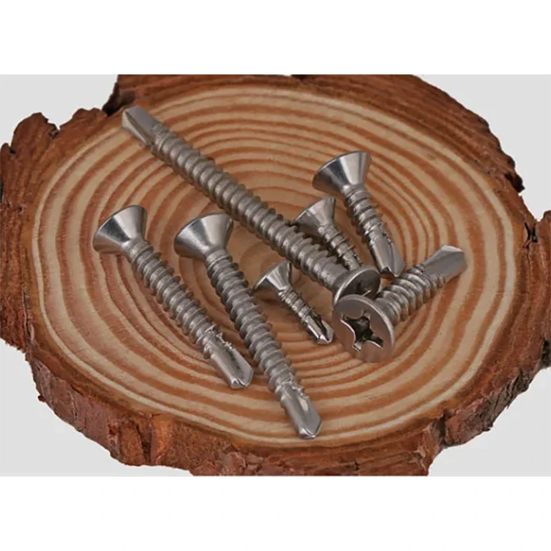 Self Drilling Screws Flat Head Phillips Carbon Steel & 304/410 Stainless Steel M3.5-M6.3 50pcs Wood Screws Fasteners
Self Drilling Screws Flat Head Phillips Carbon Steel & 304/410 Stainless Steel M3.5-M6.3 50pcs Wood Screws Fasteners