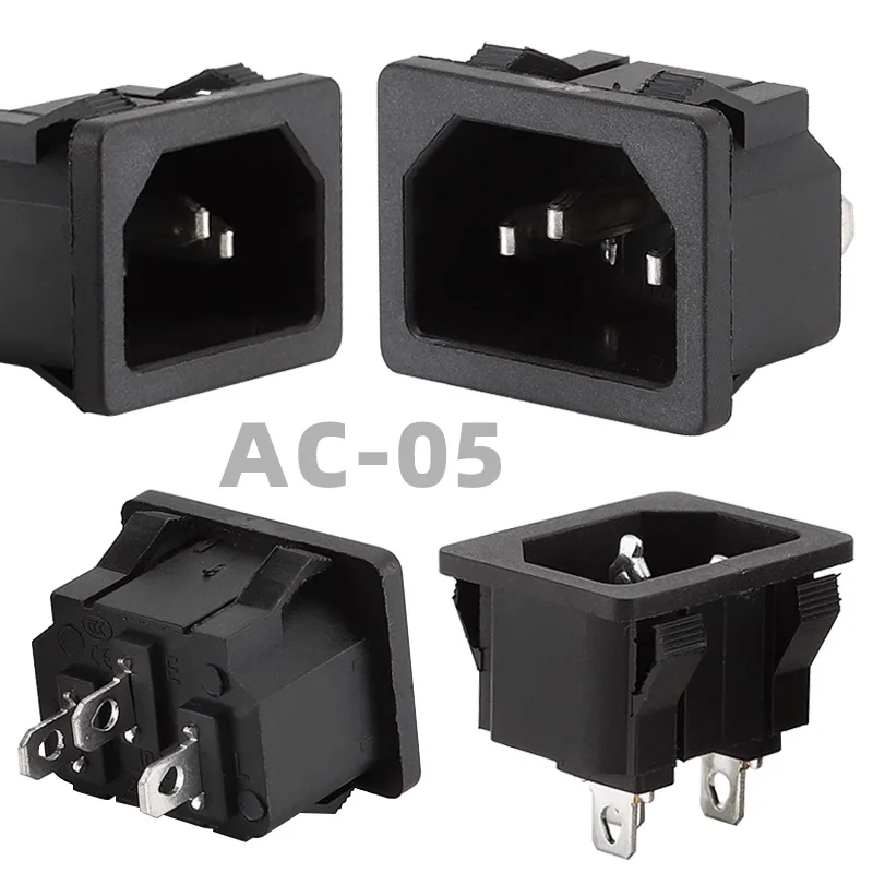 5/20Pcs Universal AC Power Socket AC-05 Electrical Inlet AC Power Plug Socket Industrial Socket Panel Module Outlet Black
5/20Pcs Universal AC Power Socket AC-05 Electrical Inlet AC Power Plug Socket Industrial Socket Panel Module Outlet Black