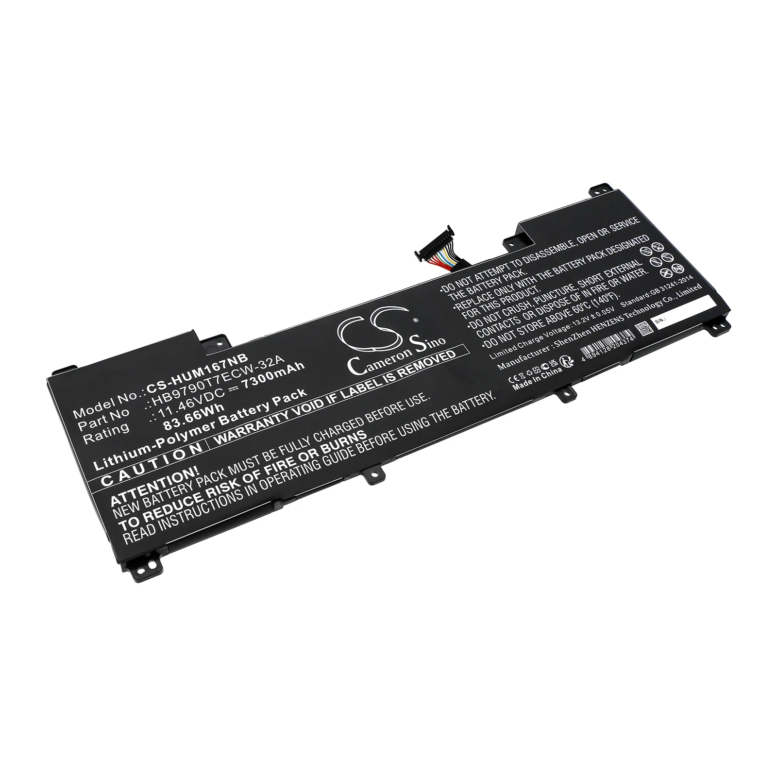Сменный аккумулятор CS для Huawei MateBook 16 CREM-WFD9, MateBook 16 CREM-WFG9, MateBook 16 CREM-WXX9, MateBook 16 R7 5800H,
Сменный аккумулятор CS для Huawei MateBook 16 CREM-WFD9, MateBook 16 CREM-WFG9, MateBook 16 CREM-WXX9, MateBook 16 R7 5800H,