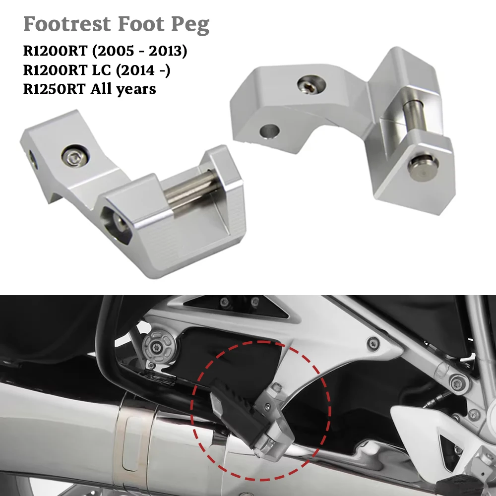 NEW For BMW R 1250 RT All years R1250RT Motorcycle Passenger Footrest Foot Peg Lowering Kits R 1200 RT LC
NEW For BMW R 1250 RT All years R1250RT Motorcycle Passenger Footrest Foot Peg Lowering Kits R 1200 RT LC