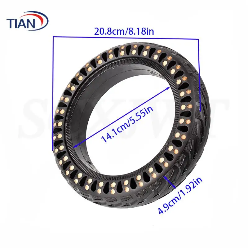 high-quality NEW 8.5inch Solid tyre Square honeycomb snow tires for M365 Pro electric scooter with 8.5-inch tires
high-quality NEW 8.5inch Solid tyre Square honeycomb snow tires for M365 Pro electric scooter with 8.5-inch tires