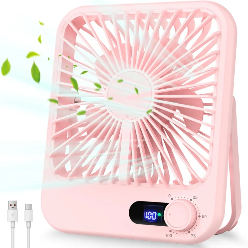 Travel Fan for Sleeping, 6.8" Small Portable Fan Rechargeable Battery Powered, 100 Speeds Personal Mini Desk Fan for Office Bedr
Travel Fan for Sleeping, 6.8" Small Portable Fan Rechargeable Battery Powered, 100 Speeds Personal Mini Desk Fan for Office Bedr