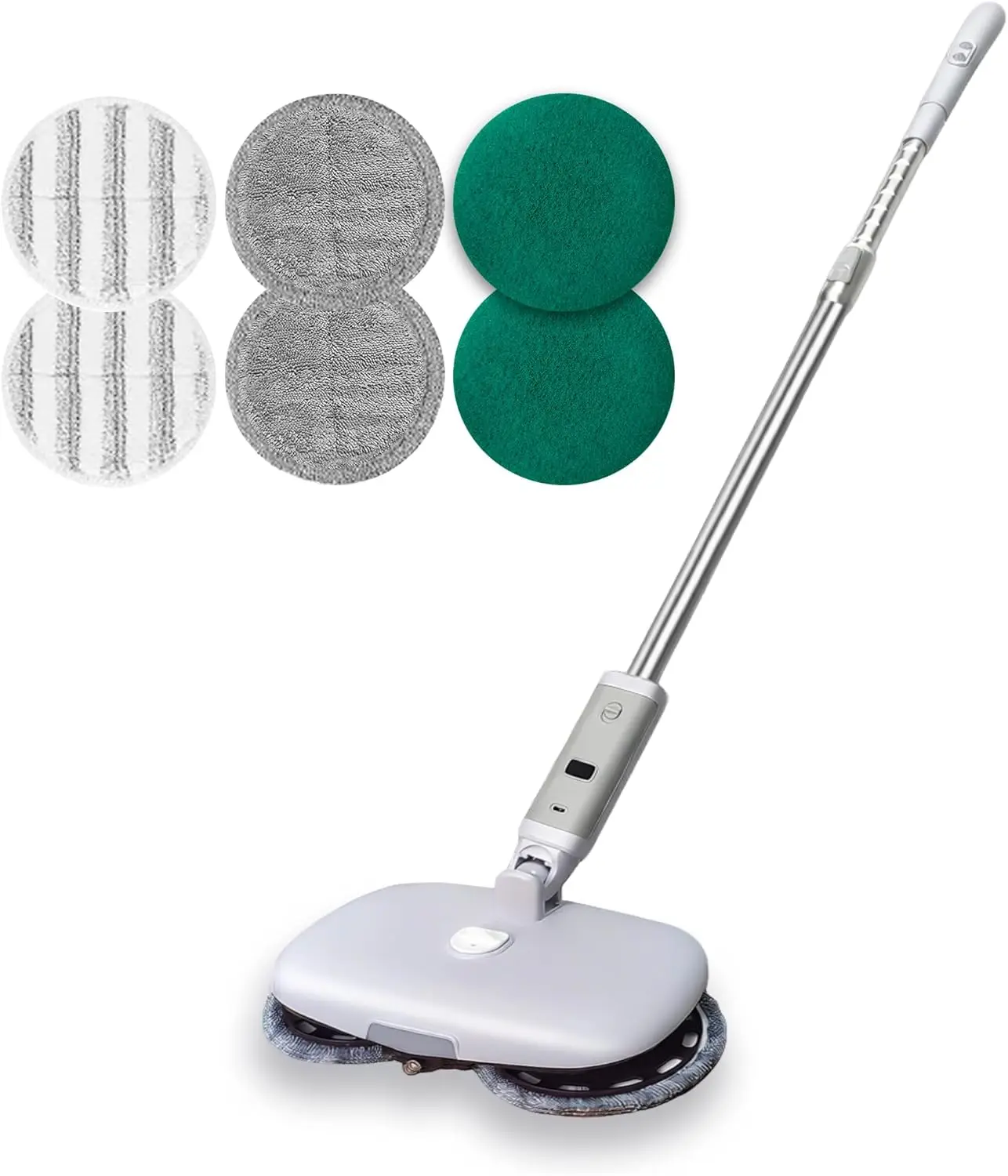 Cordless Electric Spray Mop with High-Speed Motor, LED Light, 300mL Tank for Hardwood and Tile Floors
Cordless Electric Spray Mop with High-Speed Motor, LED Light, 300mL Tank for Hardwood and Tile Floors