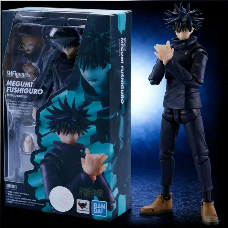 In Stock Bandai SHF Jujutsu Kaisen Megumi Fushiguro Genius Sorcerer Articulated Action Figure Collectible Gift for Boys
In Stock Bandai SHF Jujutsu Kaisen Megumi Fushiguro Genius Sorcerer Articulated Action Figure Collectible Gift for Boys