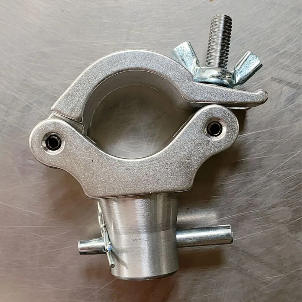 Aluminum Truss Clamp Heavy Duty JR Clamp with Half Connector 200kg Weight Capacity for F24 Truss 32-35MM Tube Mounting Lights
Aluminum Truss Clamp Heavy Duty JR Clamp with Half Connector 200kg Weight Capacity for F24 Truss 32-35MM Tube Mounting Lights
