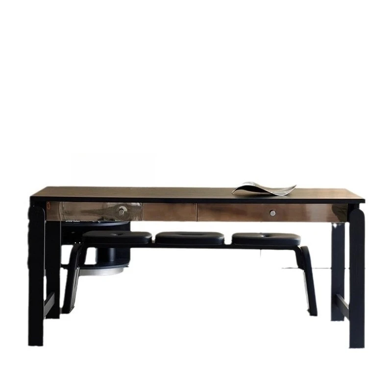 Solid wood dining table, household small square table, simple rectangular large board table
Solid wood dining table, household small square table, simple rectangular large board table