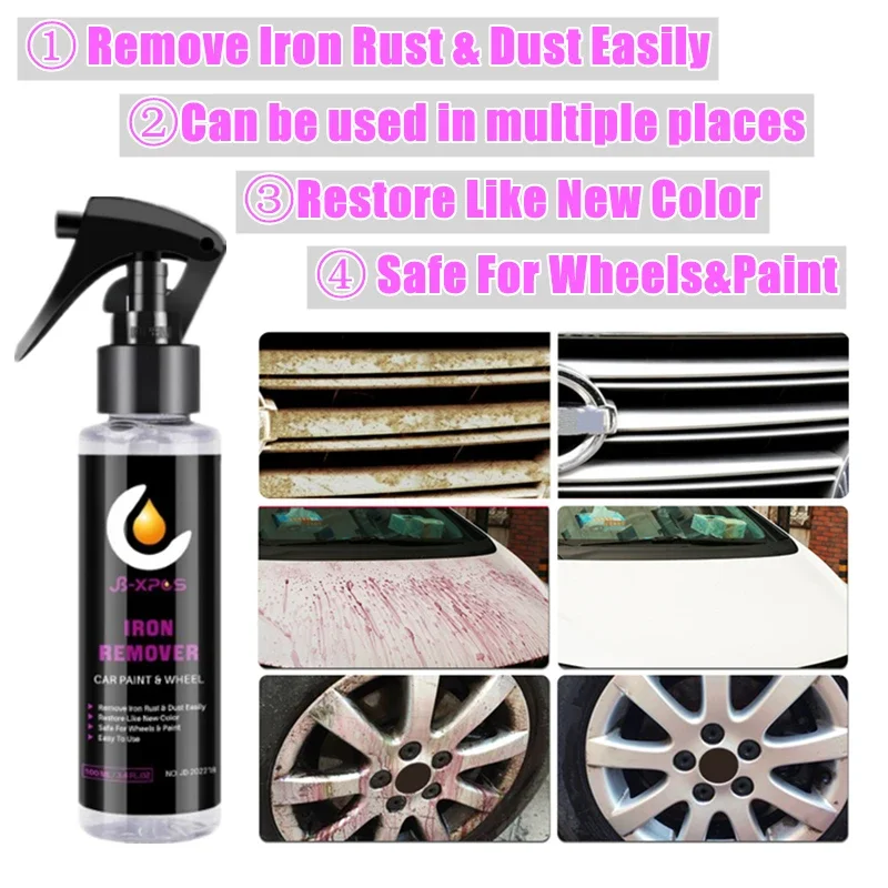 50/100ML Auto Detail Chemical Cleaner Removes Rust From Car Paint Grille Wheels Brake Discs Door Handle
50/100ML Auto Detail Chemical Cleaner Removes Rust From Car Paint Grille Wheels Brake Discs Door Handle