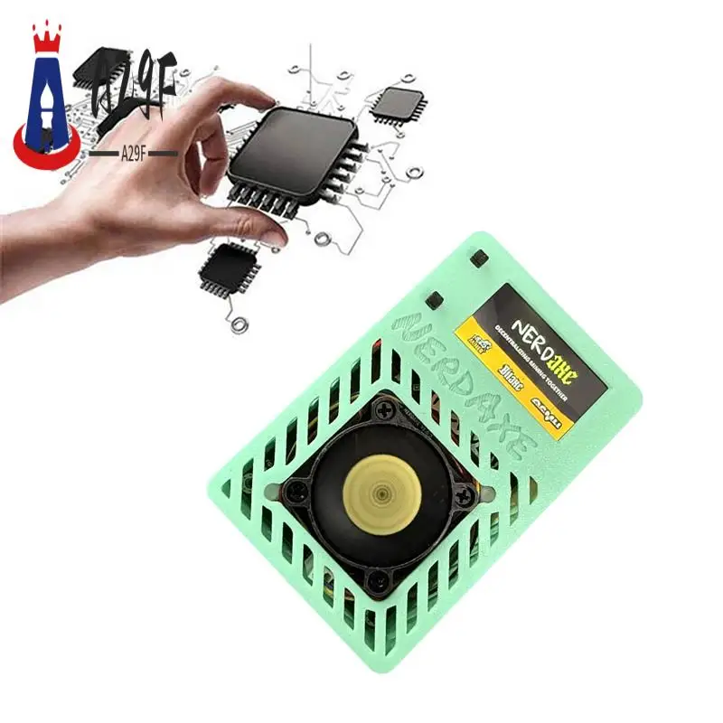 A29F-Nerdaxe Miner With Display Nerdminer 500Gh/S BM1366 S19XP ASIC Bitaxe Bitcoin Micro-Miner Lottery Mining Miner
A29F-Nerdaxe Miner With Display Nerdminer 500Gh/S BM1366 S19XP ASIC Bitaxe Bitcoin Micro-Miner Lottery Mining Miner