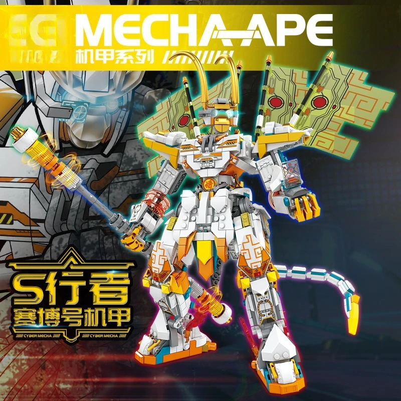 Robot Model Building Blocks Children's Toy Gift Educational Construction Puzzles Creative DIY Toy for Children
Robot Model Building Blocks Children's Toy Gift Educational Construction Puzzles Creative DIY Toy for Children