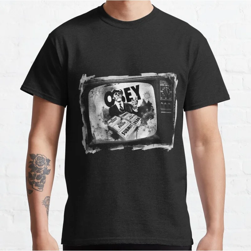 Obey Retro Horror movie They Live Obey meme John carpenter vintage consume 80s Alien Graphic T Shirts large size Adult S-6XL
Obey Retro Horror movie They Live Obey meme John carpenter vintage consume 80s Alien Graphic T Shirts large size Adult S-6XL