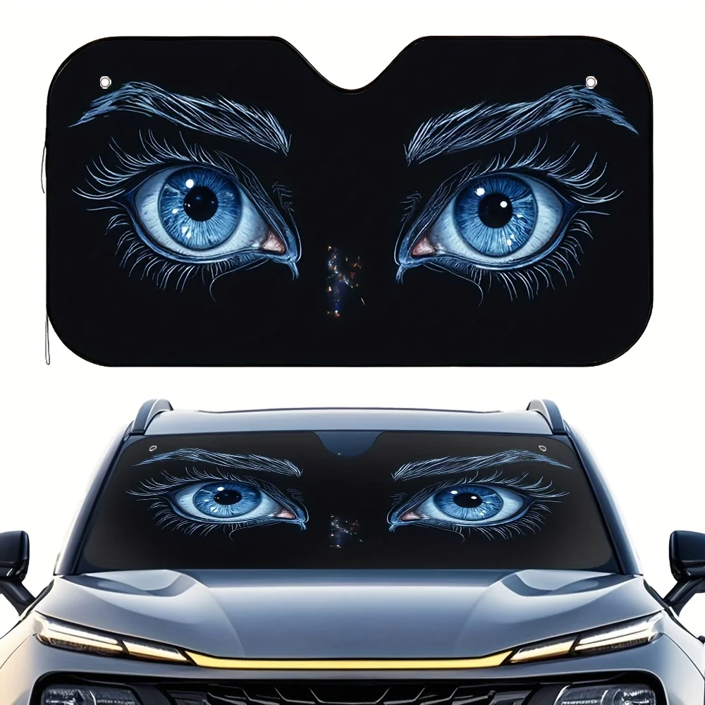 1 шт. забавный автомобильный солнцезащитный козырек для глаз — устойчивый к царапинам автомобильный аксессуар с реалистичным дизайном синих глаз, светящейся радужной и ресницами для Ren
1 шт. забавный автомобильный солнцезащитный козырек для глаз — устойчивый к царапинам автомобильный аксессуар с реалистичным дизайном синих глаз, светящейся радужной и ресницами для Ren