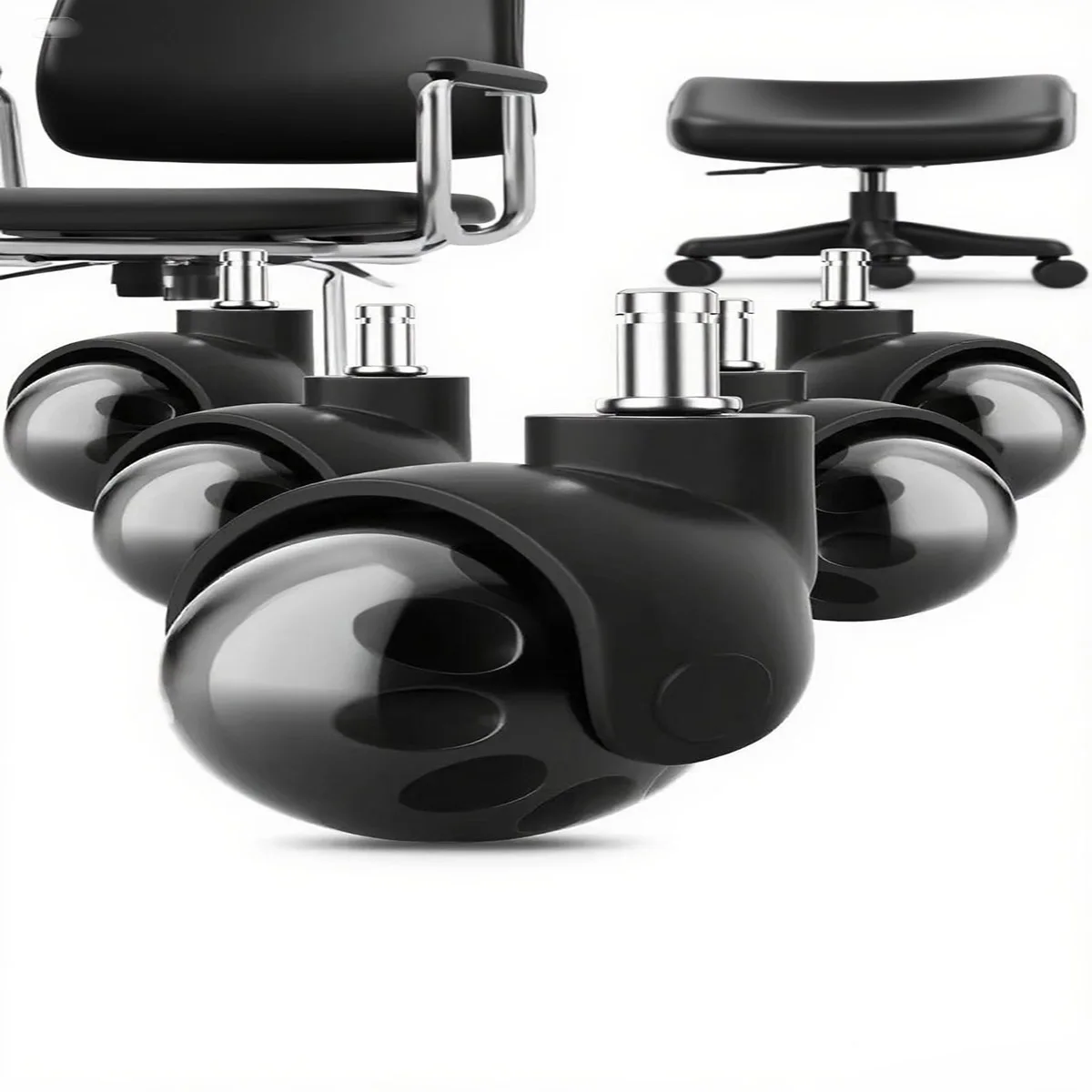 5 Pcs/Lot 2 Inch Office Chair Cadeira Silla Gamer Quiet Wheel Optional 11 x 22 mm Pole & Gliding Heavy Duty Desk Chair Wheel
5 Pcs/Lot 2 Inch Office Chair Cadeira Silla Gamer Quiet Wheel Optional 11 x 22 mm Pole & Gliding Heavy Duty Desk Chair Wheel