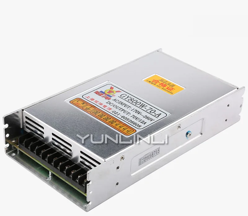 2026 Блок питания 800 Вт 70 В Импульсный источник питания гравировального станка Аксессуары для режущего станка GY800W-70V-A
2026 Блок питания 800 Вт 70 В Импульсный источник питания гравировального станка Аксессуары для режущего станка GY800W-70V-A