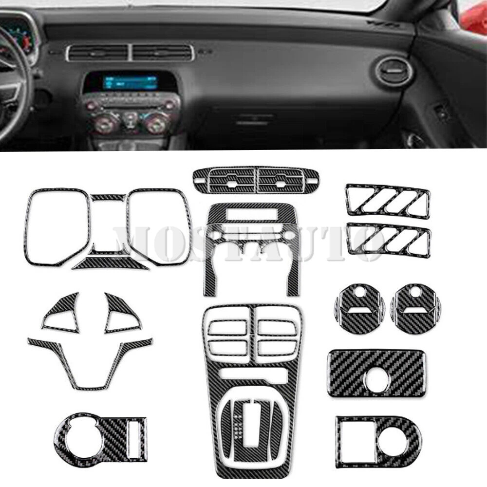 For Chevrolet Camaro Soft Carbon Fiber Interior Accessories Kit Cover Trim 2010-2015 40pcs
For Chevrolet Camaro Soft Carbon Fiber Interior Accessories Kit Cover Trim 2010-2015 40pcs