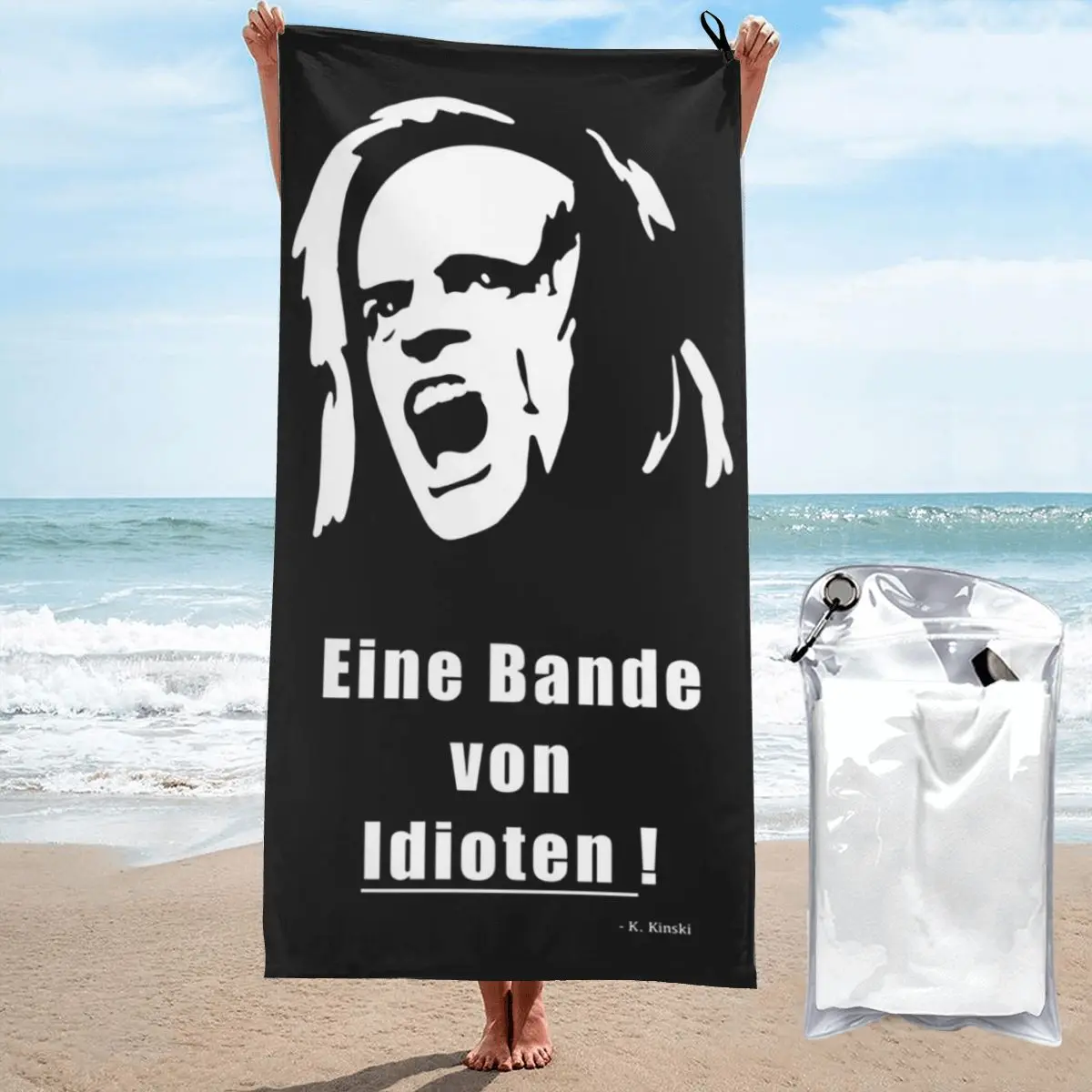Klaus Kinski - Idiots Beach Towel Soft Microfiber Quick Dry Absorbent Quick Towels For Swimming
Klaus Kinski - Idiots Beach Towel Soft Microfiber Quick Dry Absorbent Quick Towels For Swimming