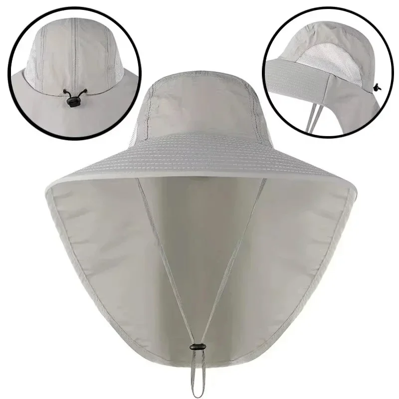 Wide Brim Baseball Hats for Men Women Sun Defender Cooling Neck Guard Safari Cap with Flap UV Protection Sun Hat for Hiking
Wide Brim Baseball Hats for Men Women Sun Defender Cooling Neck Guard Safari Cap with Flap UV Protection Sun Hat for Hiking