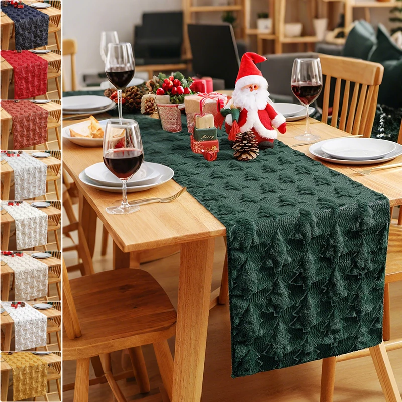 1PC New Christmas Table Runner Embroidered Sequins Tablecloth Thickened Design Holiday Dinner Decoration Durable Tablecloth 식탁보
1PC New Christmas Table Runner Embroidered Sequins Tablecloth Thickened Design Holiday Dinner Decoration Durable Tablecloth 식탁보