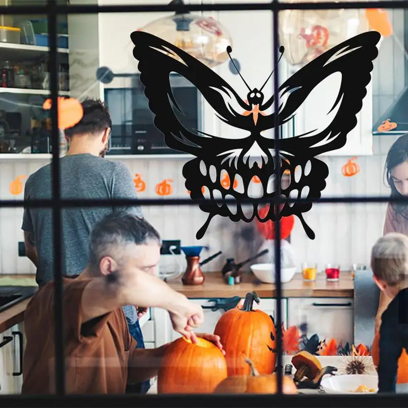 Halloween Butterfly Wall Art Black Skull Butterfly Wall Art Decoration Sculpture Butterfly Wall Decor Metal Black Wall Ornaments
Halloween Butterfly Wall Art Black Skull Butterfly Wall Art Decoration Sculpture Butterfly Wall Decor Metal Black Wall Ornaments