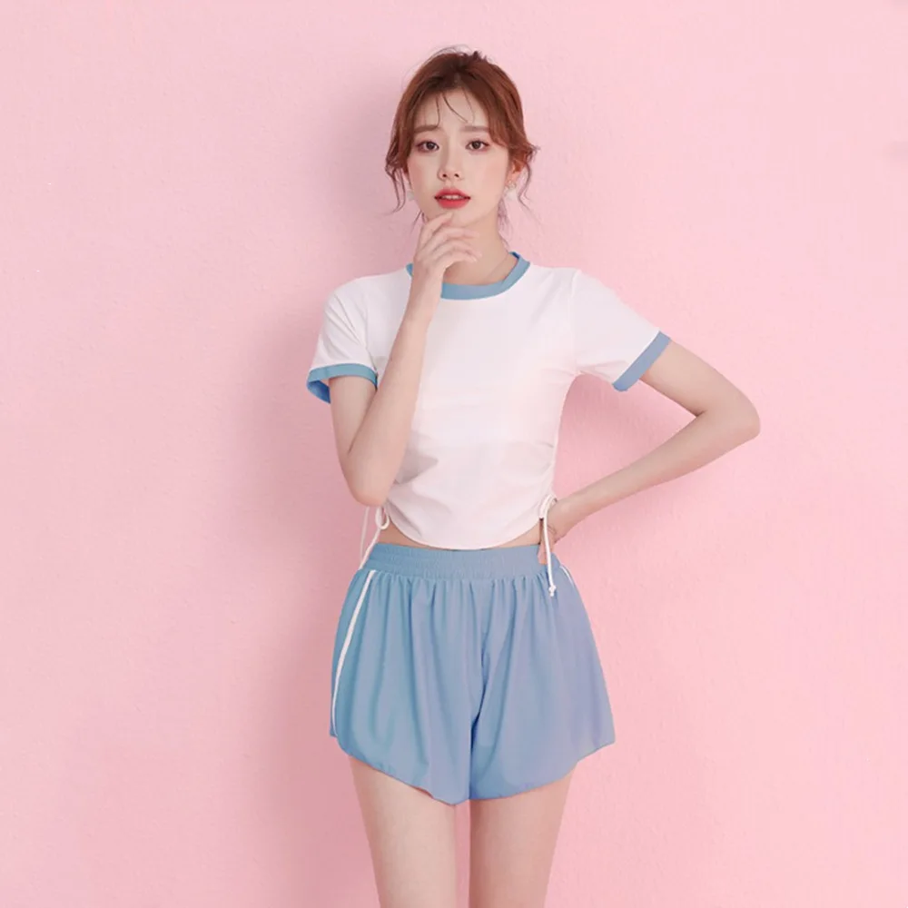 Swimming Suit Three-piece Female Student Conservative Junior High School Students Korean Version of Ins New Hot Sports Swimsuit
Swimming Suit Three-piece Female Student Conservative Junior High School Students Korean Version of Ins New Hot Sports Swimsuit