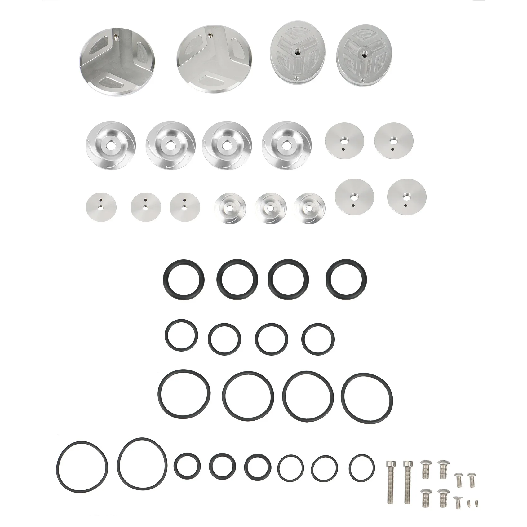 Motorcycle Frame Hole Plugs Caps Covers Set for R1200GS LC R 1200GS R1250GS R1200RT(Silver)
Motorcycle Frame Hole Plugs Caps Covers Set for R1200GS LC R 1200GS R1250GS R1200RT(Silver)