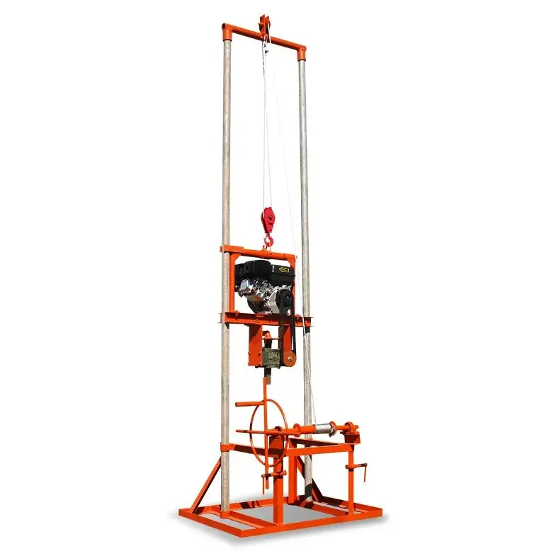 Customized Portable 80m Water Well Drilling Rig Mini Petrol Diesel Manual Lightweight Borehole Drilling Machine Hot Sale
Customized Portable 80m Water Well Drilling Rig Mini Petrol Diesel Manual Lightweight Borehole Drilling Machine Hot Sale