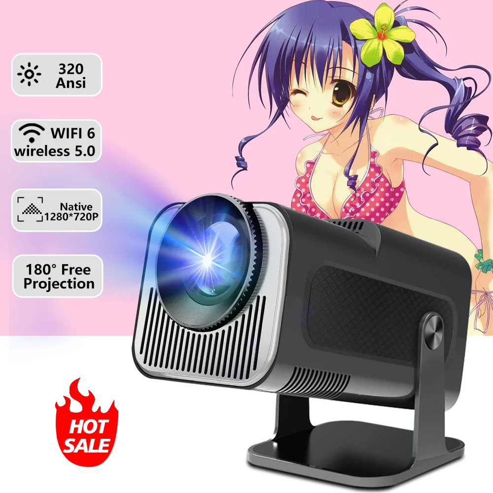 HY-320Мини Портативный Новый Портативный 720P Allwinner H713 Android11 4K Проектор 320ANSI Wifi6 BT5.0 Кино Открытый Вращающийся проектор
HY-320Мини Портативный Новый Портативный 720P Allwinner H713 Android11 4K Проектор 320ANSI Wifi6 BT5.0 Кино Открытый Вращающийся проектор