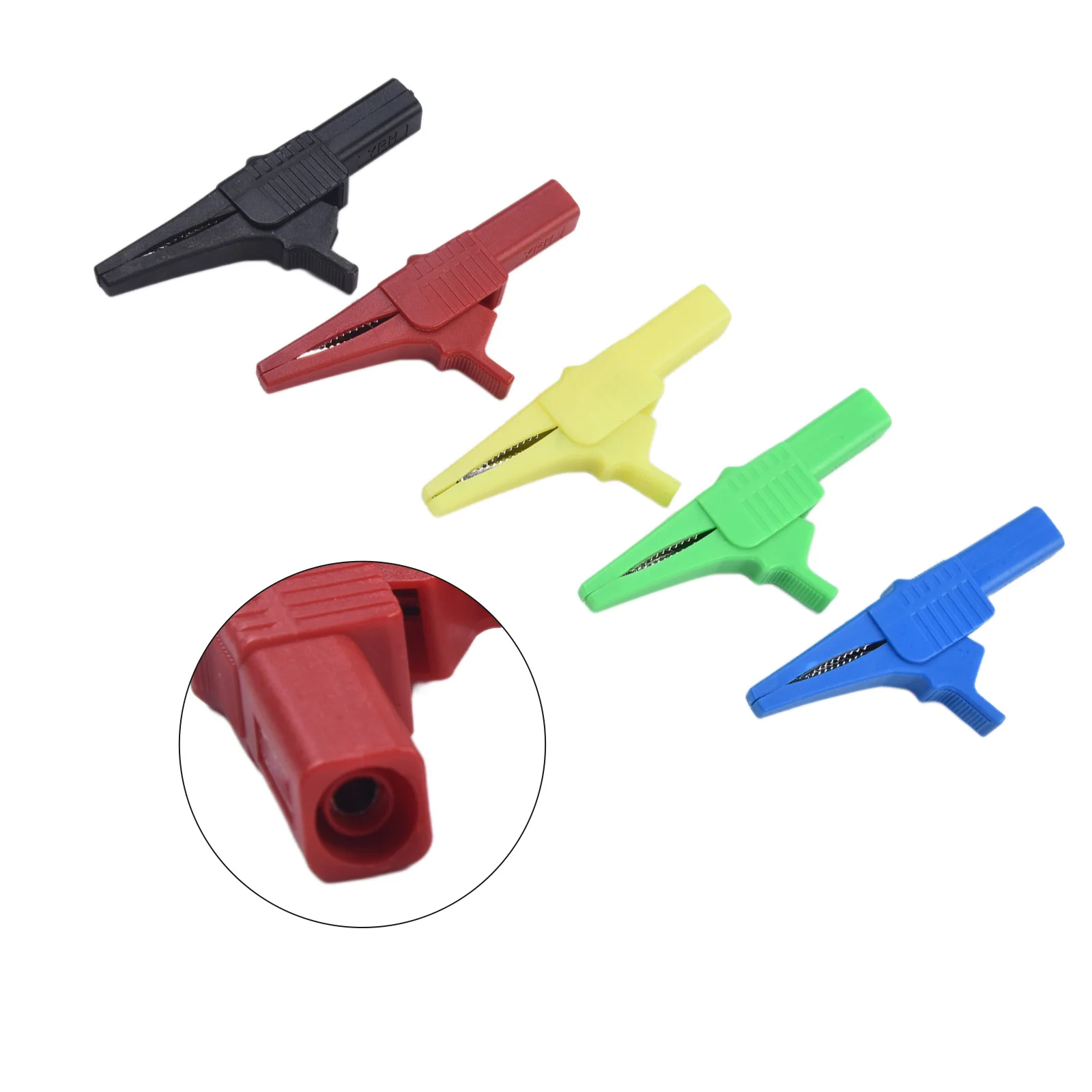 Crocodile Clips Clip Clip For Multimeter Safety Test Clamp Test Clips Weld Point Connected 4mm Socket Practical
Crocodile Clips Clip Clip For Multimeter Safety Test Clamp Test Clips Weld Point Connected 4mm Socket Practical