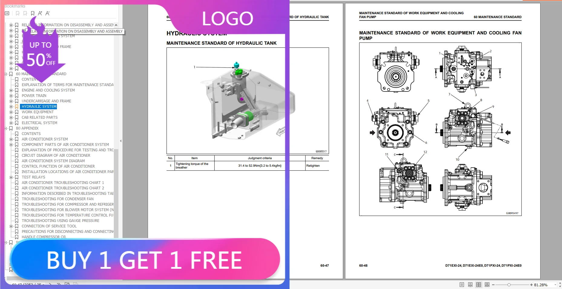 SpecDiag Komatsu Hydraulic Excavator All Shop Manual 2017
SpecDiag Komatsu Hydraulic Excavator All Shop Manual 2017