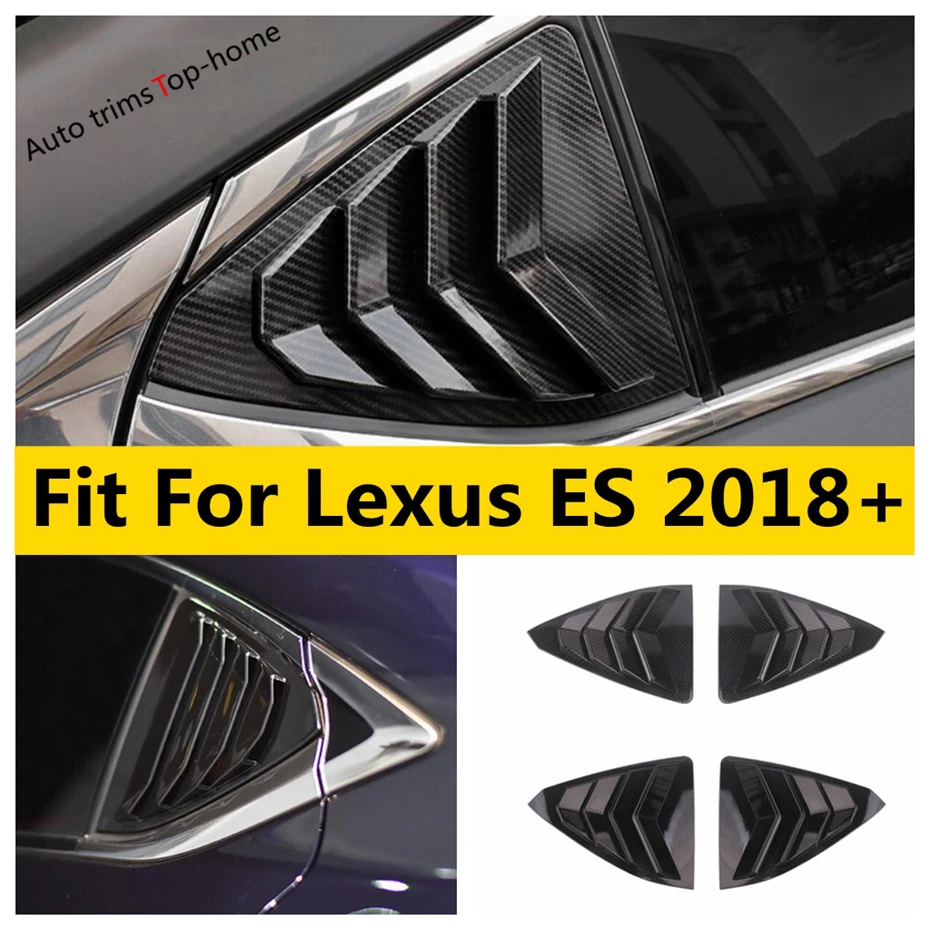 ABS Rear Window Triangle Shutter Louver Deflector Decoration Frame Cover Trim Car Accessories Fit For Lexus ES 2018 - 2023
ABS Rear Window Triangle Shutter Louver Deflector Decoration Frame Cover Trim Car Accessories Fit For Lexus ES 2018 - 2023