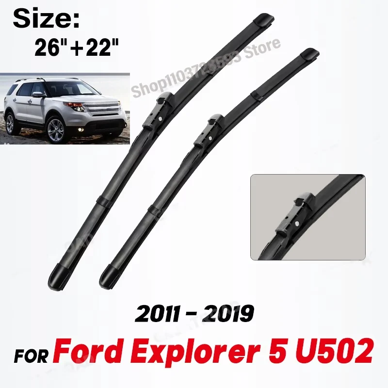 Wiper LHD Front Wiper Blades For Ford Explorer 5 U502 2011 - 2019 Windshield Windscreen Window Car Rain Brushes 26"+22"
Wiper LHD Front Wiper Blades For Ford Explorer 5 U502 2011 - 2019 Windshield Windscreen Window Car Rain Brushes 26"+22"