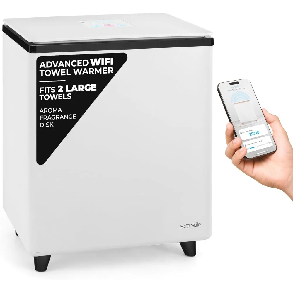 WIFI Luxury Rectangle Towel Warmer - Spa & Bathroom Heater with Custom Fragrance, Auto Shut-Off, Fits 2 large Towels, Blankets
WIFI Luxury Rectangle Towel Warmer - Spa & Bathroom Heater with Custom Fragrance, Auto Shut-Off, Fits 2 large Towels, Blankets