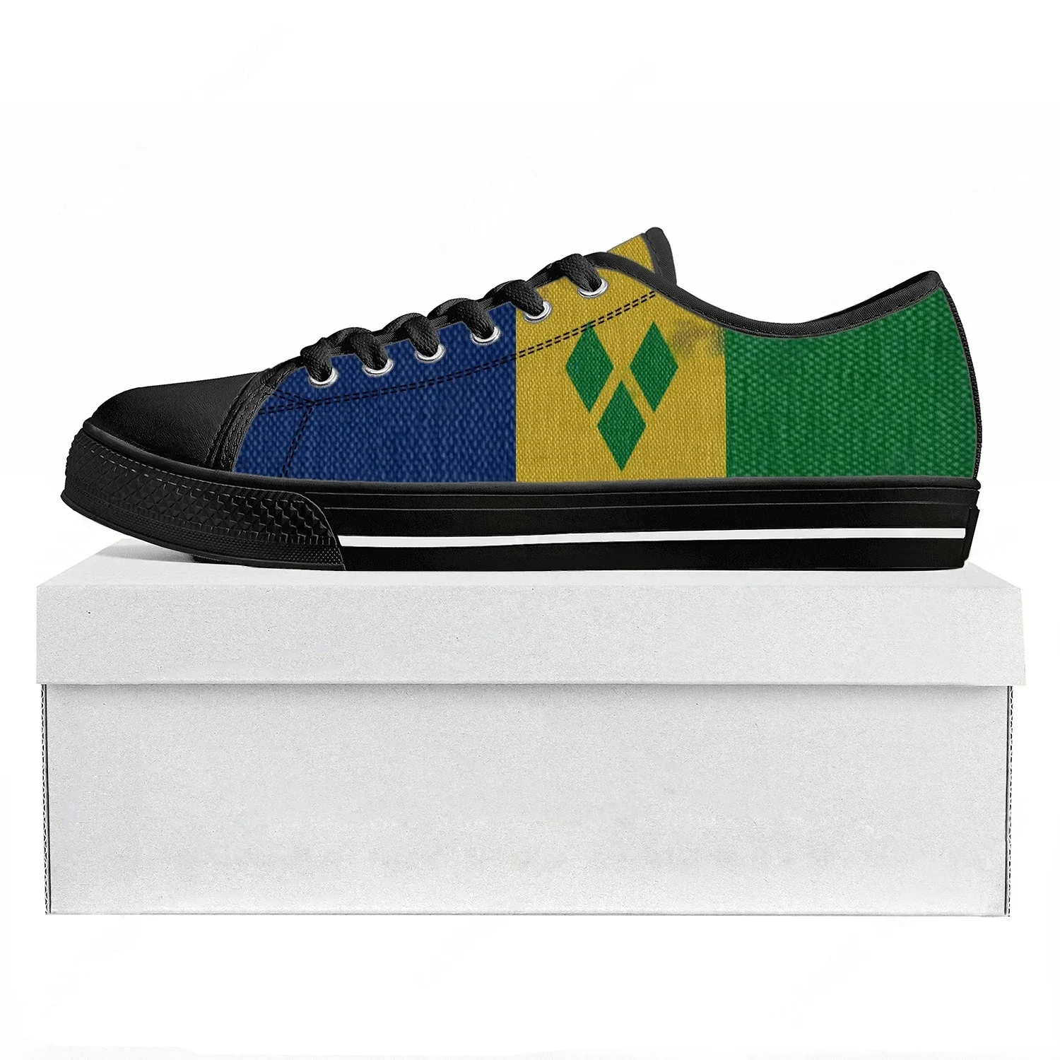 Saint Vincent and the Grenadines Flag Low Top High Quality Sneakers Mens Womens Teenager Canvas Sneaker Couple Shoes Custom Shoe
Saint Vincent and the Grenadines Flag Low Top High Quality Sneakers Mens Womens Teenager Canvas Sneaker Couple Shoes Custom Shoe