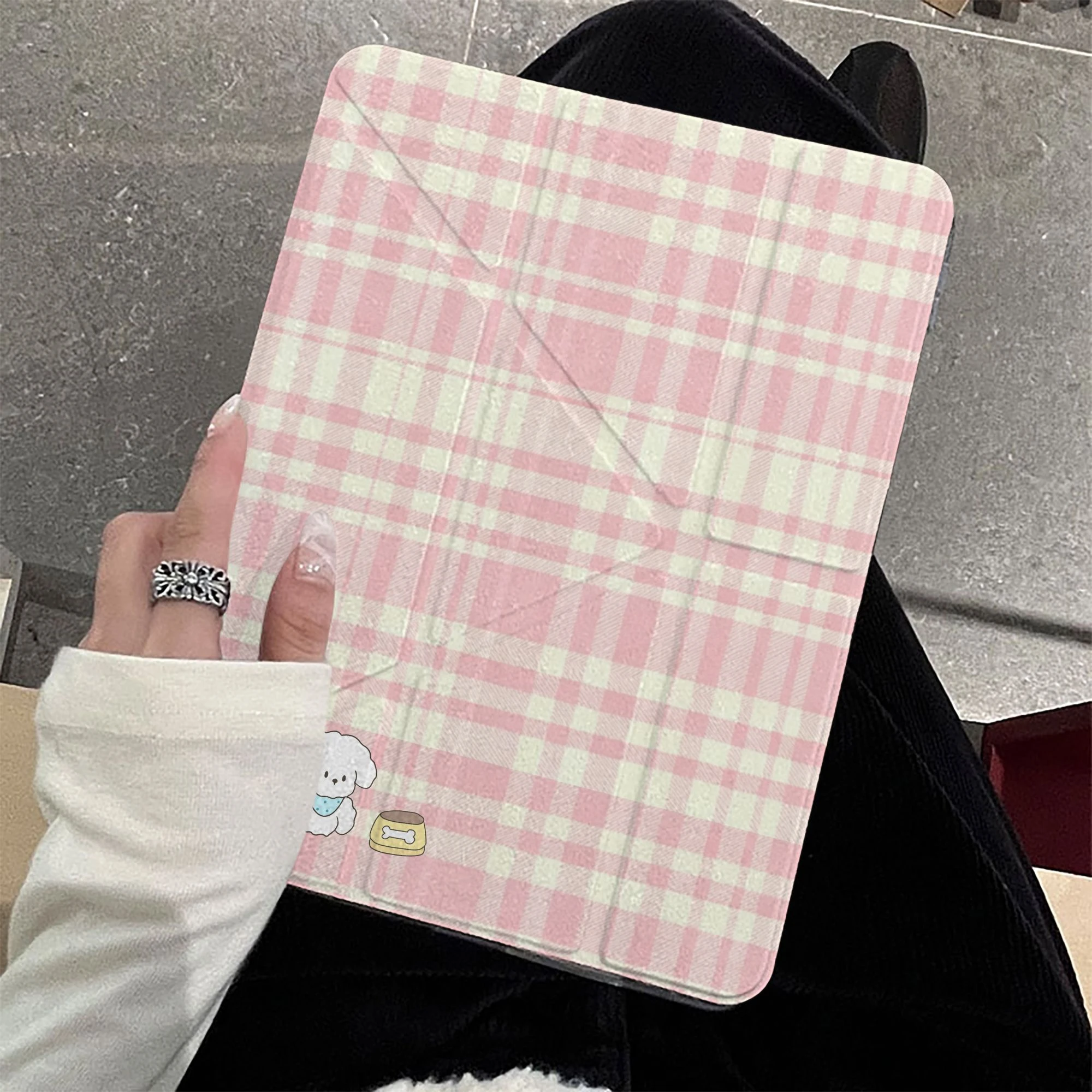 Cute Pink Grid Dog Tablet Case For iPad Pro 11 12.9 13 A16 M2 M4 M3 M5 Shell 8.3 9.7 10.2 5/6/7/8/9/10/11th Mini Air 3 4 5 Cover
Cute Pink Grid Dog Tablet Case For iPad Pro 11 12.9 13 A16 M2 M4 M3 M5 Shell 8.3 9.7 10.2 5/6/7/8/9/10/11th Mini Air 3 4 5 Cover