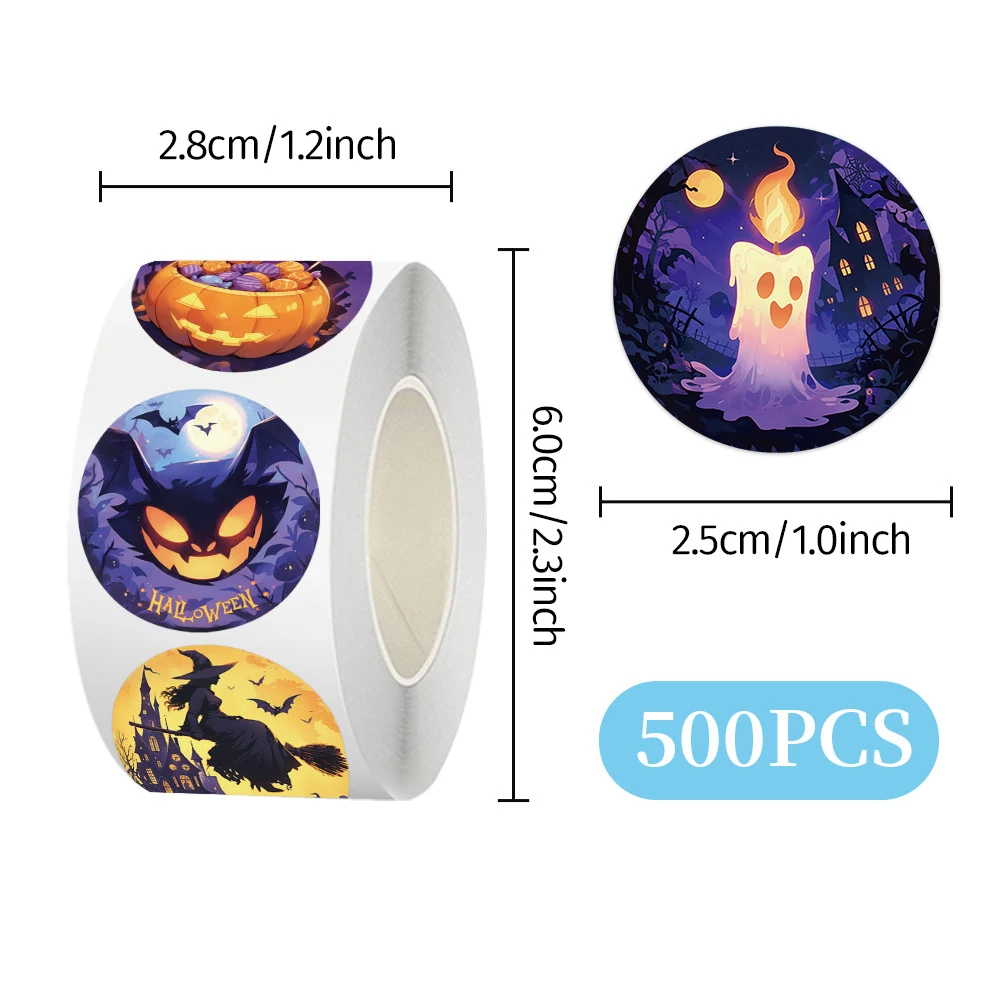 500pcs/roll Cool Halloween Graffiti Stickers Cartoon Reward Sticker Decoration DIY Notebook Phone Luggage Sealing Labels Decals
500pcs/roll Cool Halloween Graffiti Stickers Cartoon Reward Sticker Decoration DIY Notebook Phone Luggage Sealing Labels Decals