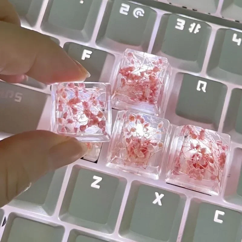 1Pcs High Quality Epoxy DIY Translucent Leaves Dry Flowers Paper Cross Axis Mechanical Keyboard Keycap Universal Accessories
1Pcs High Quality Epoxy DIY Translucent Leaves Dry Flowers Paper Cross Axis Mechanical Keyboard Keycap Universal Accessories