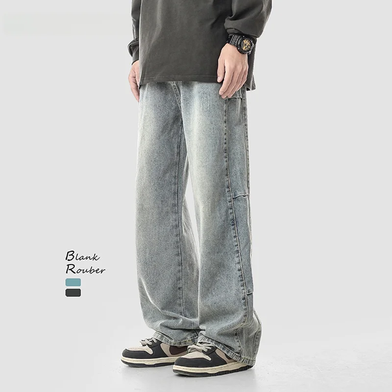 JOKARJONNY мужские джинсы в американском стиле ретро High Street, свободные повседневные прямые джинсовые брюки, осенние длинные брюки для пар
JOKARJONNY мужские джинсы в американском стиле ретро High Street, свободные повседневные прямые джинсовые брюки, осенние длинные брюки для пар