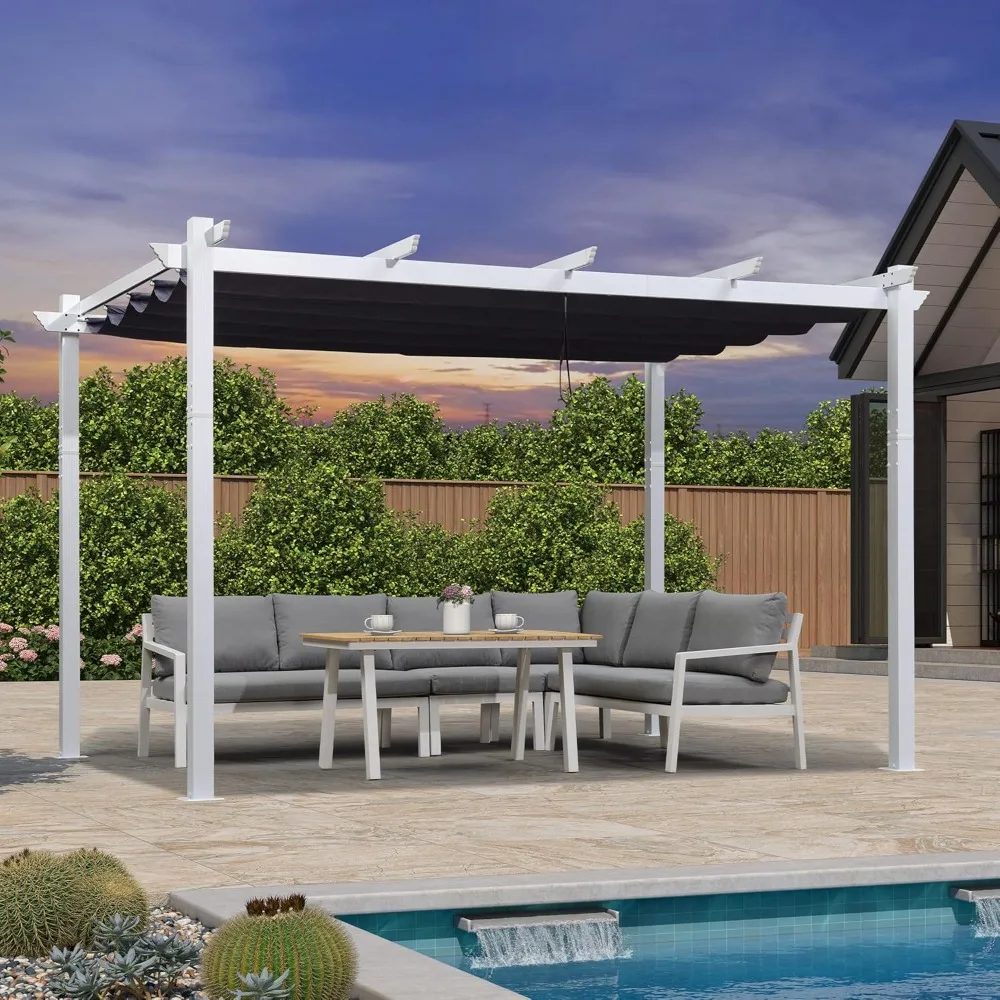 Commercial-Grade Aluminum Pergola – Powder-Coated White Finish, Wind-Resistant
Commercial-Grade Aluminum Pergola – Powder-Coated White Finish, Wind-Resistant