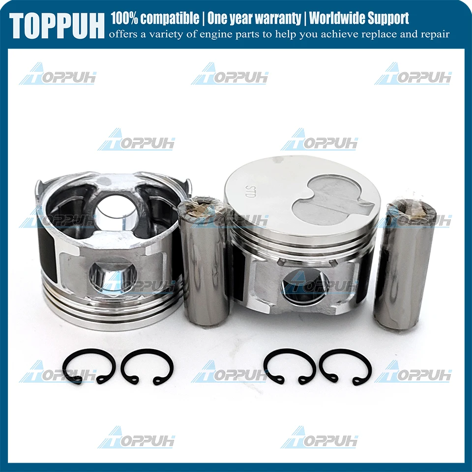 2Set New 2TNE68 Piston Set For Yanmar Engine 2TNE68 STD Size
2Set New 2TNE68 Piston Set For Yanmar Engine 2TNE68 STD Size