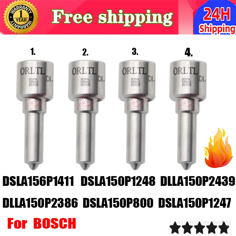 4PCS DSLA156P1411 DSLA150P1248 DLLA150P2439 DLLA150P2386 DSLA150P800 DSLA150P1247 For BOSCH Diesel Common Rail Injector Nozzle
4PCS DSLA156P1411 DSLA150P1248 DLLA150P2439 DLLA150P2386 DSLA150P800 DSLA150P1247 For BOSCH Diesel Common Rail Injector Nozzle
