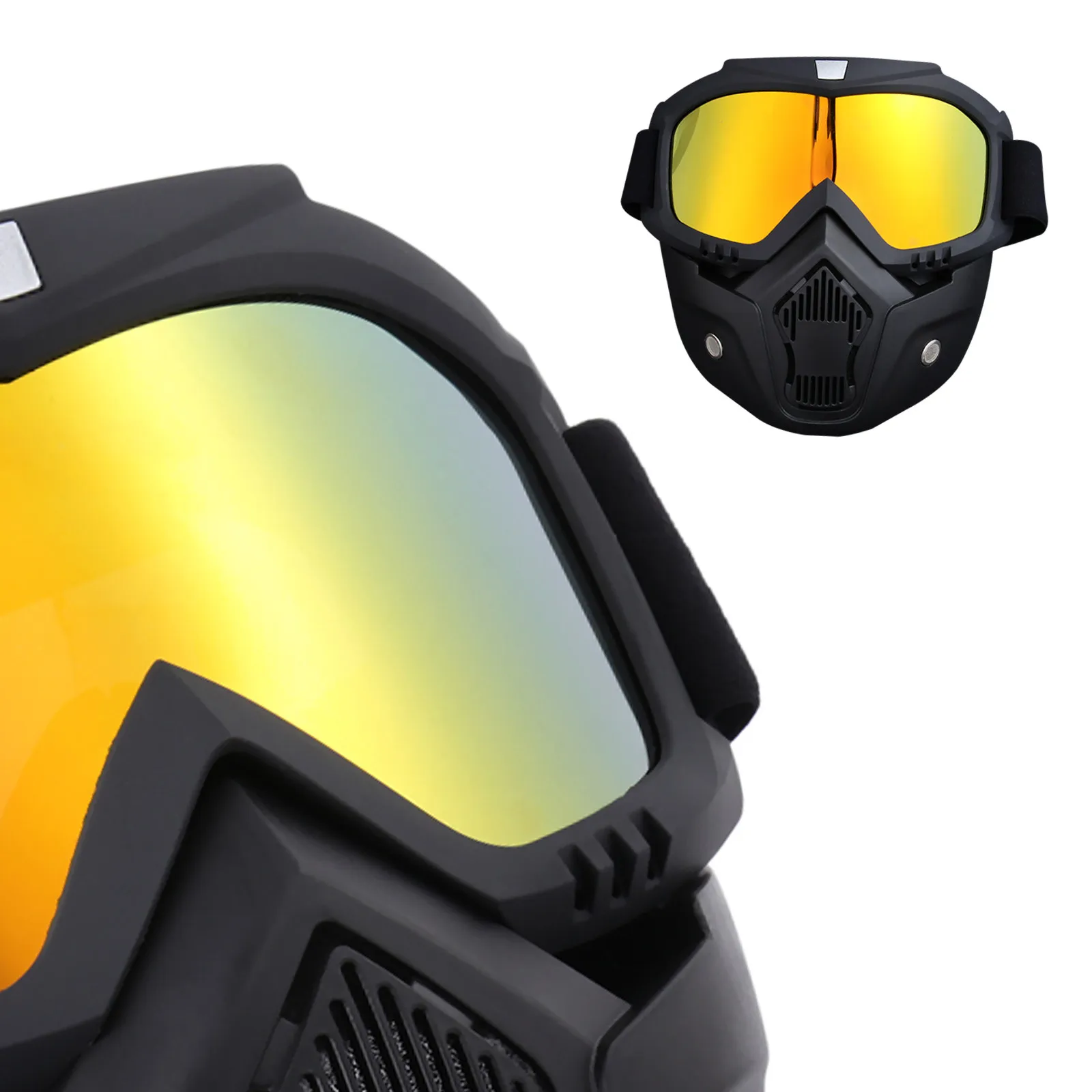 Vintage Motorcycle Goggles Waterproof Anti-Glare Anti-Uv High Definition Lens Offroad Riding Skiing Bike Goggles
Vintage Motorcycle Goggles Waterproof Anti-Glare Anti-Uv High Definition Lens Offroad Riding Skiing Bike Goggles