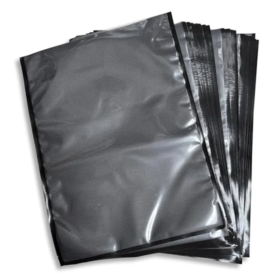 Vacuum Sealer Bags food grade BPA free vac seal -100 pieces 15x20 Black/Clear
Vacuum Sealer Bags food grade BPA free vac seal -100 pieces 15x20 Black/Clear