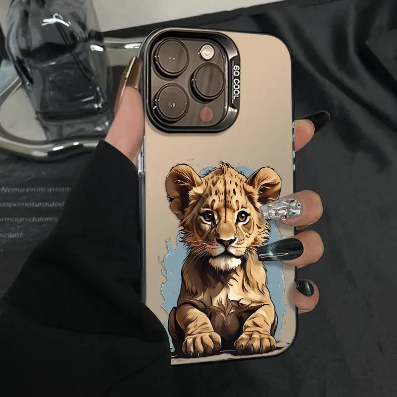 Graffiti of a young lion phone case for iPhone 16 15 14 13 12 11 Pro/ Max/Plus shock-proof rear cover anti-fingerprint
Graffiti of a young lion phone case for iPhone 16 15 14 13 12 11 Pro/ Max/Plus shock-proof rear cover anti-fingerprint
